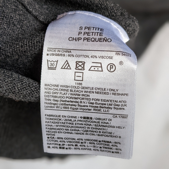 Banana Republic dark gray cardigan sweater - Picture 2 of 6